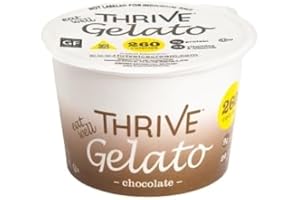 THRIVE ICE CREAM Thrive Frozen Nutrition, Chocolate Gelato, 4 oz Cups (36 count)