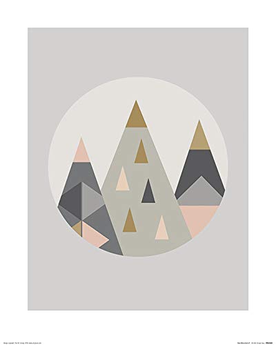 Little Design Haus (Geo Mountains Ii 40 x 50cm Art Print
