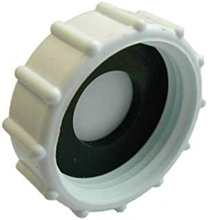 Citystores® Blanking Cap 32mm, 1.1/4" White Appliance Trap Cap with Washer - Image 4