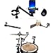 OCTO MOUNTS - 360-degree Adjustable Desktop or Guitar Mic Bass Drum Keyboard Music Stand Mount with Remote Shutter for Smartphones. Compatible with iPhone, GoPro,Samsung, Android and Action Cameras.