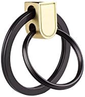 ANYTINUS Heavy Duty Car Business Keychain Key Ring Classic Luxury Gift Keyring Holder for Men and Women (Gold)