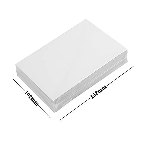 HeCloud 100 Sheets 4"x 6" High Glossy photographic Paper Waterproof Professional Photo Paper Works with All Inkjet Printers 230gsm