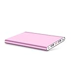 Polanfo 12000mAh Portable Power Bank, Pink