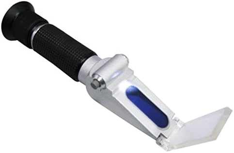GX PRO 0 to 32 Percent Brix Refractometer sugar fruits and vegetables juice, maple,soft drinks ,wine with ATC and Built in LED + Pipette