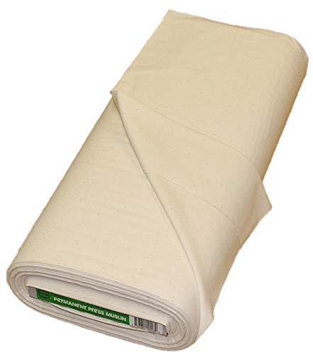 Rockland 92 by 76 Count Muslin, 44/45-Inch, Unbleached/Natural