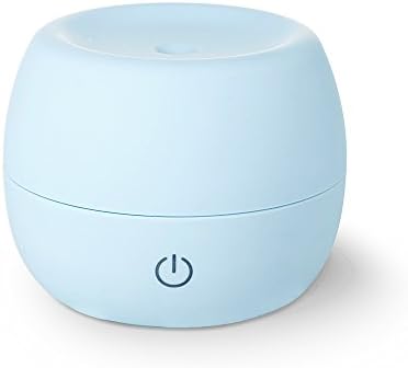 Moonor 300ML Ultrasonic Cool Mist Humidifier Aroma Essential Oil Diffuser for Home Bedroom Office Baby Study Yoga Spa (Blue)