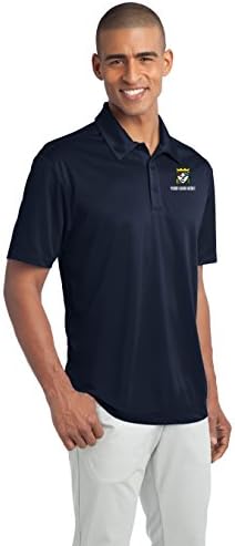 Queensboro Shirt Company Custom Embroidered Port Authority Polo Shirts - Free Logo Setup - Pack Of 5