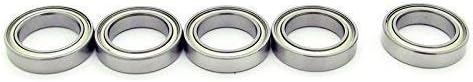 Pxyelec 61701 6701ZZ 12 x 18 x 4 mm Miniature Ball Bearing Shielded Deep Groove Ball Bearings Pack of 5, 12x18x4