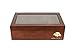 Southern Live Tea Company Deluxe 8 Compartment Wooden Tea Box Chest (Mahogany)
