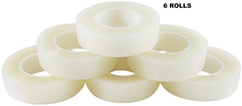 Chicago Lashes Clear Medical Eyelash Extension Tape 6 Roll | Adhesive Isolation Transpore Tape for Individual Eyelashes, 10 Yards Length