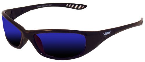PlumBest G30017 Hellraiser Blue Mirror Safety Glasses
