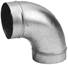 90 Degree Elbow Galvanized Steel Diameter 200 mm