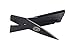 Credit Card Folding Knife Stainless Steel - Metal Handle, Multi Function, Card Shape, Survival, Hunting Pocket Wallet Knife / Cutter - Black, PU Bag