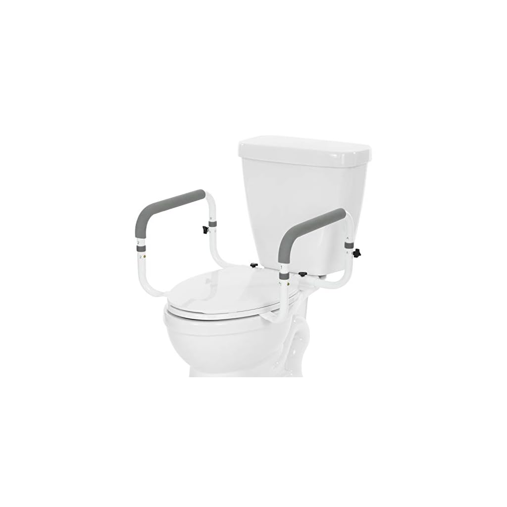 Vive Toilet Safety Rail Adjustable Grab Bar