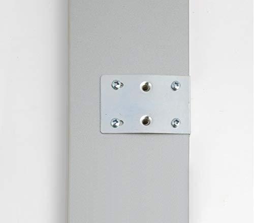 Silber Küche Schrank Tür Scharnier Reparaturset enthält 2 Platten und