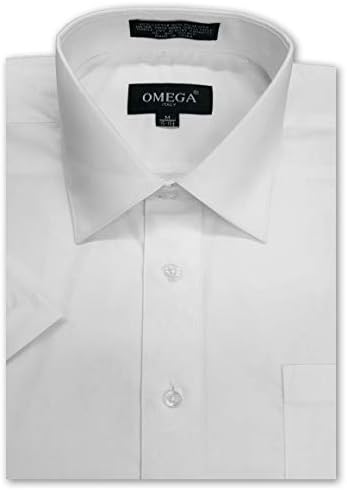 Amazon.com: Men's Solid Silver Gray Color Dress Shirt w/Convertible Cuffs  sz 15 34/35 : Clothing, Shoes & Jewelry