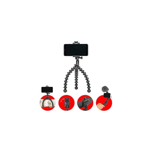 JOBY JB01551-BWW GripTight PRO 2 + GorillaPod Universal-Handy-Halter + Flexi-Stativ in Profi-Ausführung (geeigent für Alle Smartphones mit oder ohne Hülle)