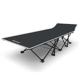 Niceway Oxford Portable Folding Bed Camping Cot with Storage Bag, Strong Stable Collapsible Folding Camping Cot Great for Camping, Traveling and Home Lounging