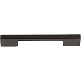 Atlas Homewares A867-BL Successi Collection 6.13-Inch Thin Square Pull, Matte Black
