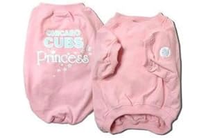Sporty K9 MLB Chicago Cubs Pink Pet T-shirt, Large