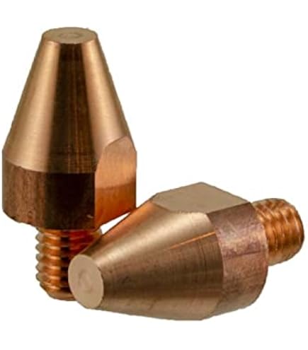 Thrasher Products Spot Welding Tips – 1/4" Contact Area, 2-Pack, Made In USA (FREE SHIPPING)