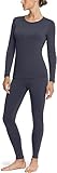 TSLA Women's Thermal Underwear Set, Soft Fleece