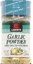 Lawrys Garlic Powder with Parsley - 2.9 oz. jar, 12 per case