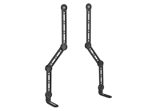 Monoprice Soundbar TV Mounting Brackets, Adjustable Arms for max 90‑in TV with…