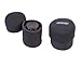 OP/TECH USA 7801054 Fold-Over Neoprene Lens Pouch – Durable Camera Lens Case with No-Lose Lid – 304 (Black)