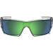 Oakley Men's OO9101 Batwolf Rectangular Sunglasses, Polished Clear/Jade Iridium, 27 mm