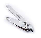 WAWO Silver Tone Slant Edge Finger Toe Nail Clippers without File