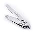 WAWO Silver Tone Slant Edge Finger Toe Nail Clippers without File