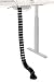 VIVO Vertebrae Cable Management Kit | Height Adjustable Desk Quad Entry Wire Organizer (DESK-AC01C)