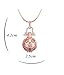 Sahrefashion Hollow Can Open Pendant Necklace Locket Necklace for Fragrance Aromatherapy Essential Oil Diffuser Luminous Bead Pendant