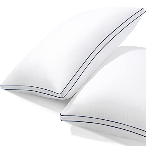 viewstar Soft Dark Blue 2 Pack King Size Pillows for Side and Back