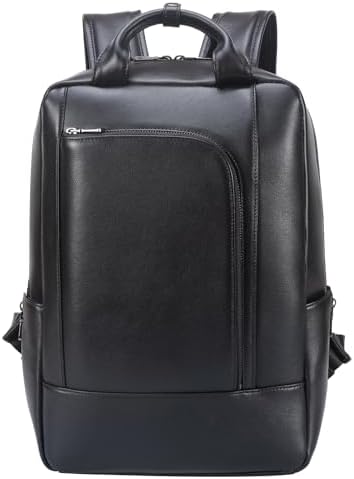 Amazon.com: Womleys 15.6 Inch Genuine Leather Laptop Backpack for