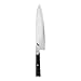 Miyabi Kaizen Chef's Knife, Medium, Black with Red Accent