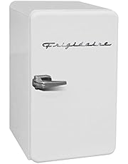 FRIGIDAIRE EFR372-WHITE 3.2 Cu Ft White Retro Compact Rounded Corner Premium Mini Fridge
