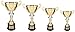 Decade Awards Cup Trophy, Gold and Silver - Metal Corporate Cup Award - Customize Now