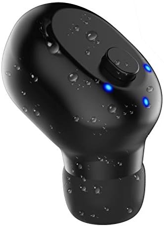 Waterproof Bluetooth Earbud, Mini Wireless Earbud,Car Bluetooth Headset Invisible Headphone with Mic, Showering Driving Sports Earbud (Anti-lost) for iPhones,Tablets and More(1 Piece)