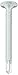 Small Parts 1032KWTFMS Steel Self-Drilling Screw, Zinc Plated Finish, Wafer Head, Star Drive, #3 Drill Point, #10-24 Thread Size, 2