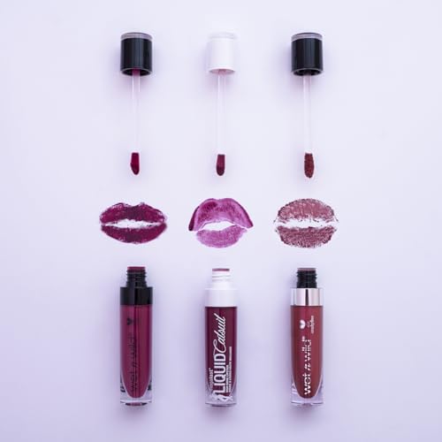 wet n wild Megalast Catsuit Matte Liquid Lipstick, Red Give Me Mocha | Lip Color Makeup | Moisturizing | Creamy | Smudge Proof
