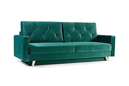 mb-moebel Modernes Sofa Schlafsofa Kippsofa mit Schlaffunktion Klappsofa Bettfunktion mit Bettkasten Couchgarnitur Couch Sofa