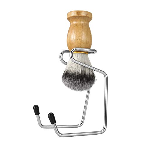 CCbeauty Men Shaving Brush Set, 4 in 1, Soft Smooth & Silky Shaving Cream 3.5 Oz,Badger Hair Shaving Brush, Lathering Bowl & Razor Holder - Thumbnail 5