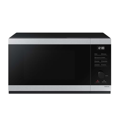 Samsung MG32DG4524CTE1 Mikrowelle mit Grill, 32 l, 900 W, Home Dessert, GrillFry, Power Defrost, Bread Defrost, Edelstahl