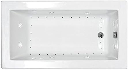 Atlantis Whirlpools 3266VNDR Venetian 32 x 66 Rectangular Air & Whirlpool Jetted Bathtub