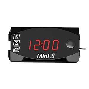 ampusanal Motorfiets Digitale Display Elektronische Horloge Thermometer Threeinone LED Elektronische Horloge Universele…