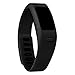 Henoda Replacement Wristband with Metal Clasps for Garmin Vivofit Bands, 3PCS Basic Black+Red+Slate, Large