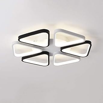 Deckenleuchte Led Wohnzimmerlampe Dimmbar Deckenlampe Modern Schlafzimmer Decke Lampen Schwarz Weiss Look Design Aluminium Landhaus Stil Esszimmer Buro Kuche Deko Lampe O55cm Amazon De Beleuchtung