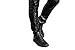 Moonwalk Men`s Faux PU Leather Skinny Black Biker Pants 32 Black